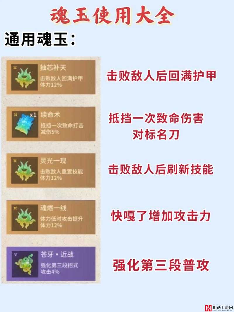 永劫无间游戏深度解析，全面魂玉搭配与使用攻略大全